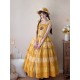 Miss Point Sunflower Gardening 2.0 Deluxe JSK(Reservation/6 Colours/Full Payment Without Shipping)